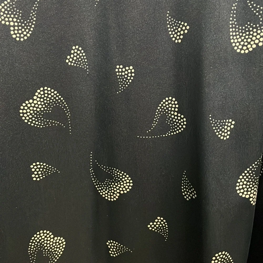 Heart Joie Silk Wrap Dress - L - Picture 5 of 6